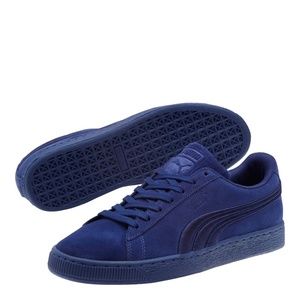 Puma Men's Suede Classic Badge Sneaker Blue